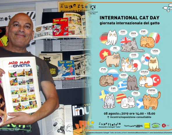 Fumettoteca Alessandro Callegati "Calle" - Giornata Internazionale del Gatto - 2019