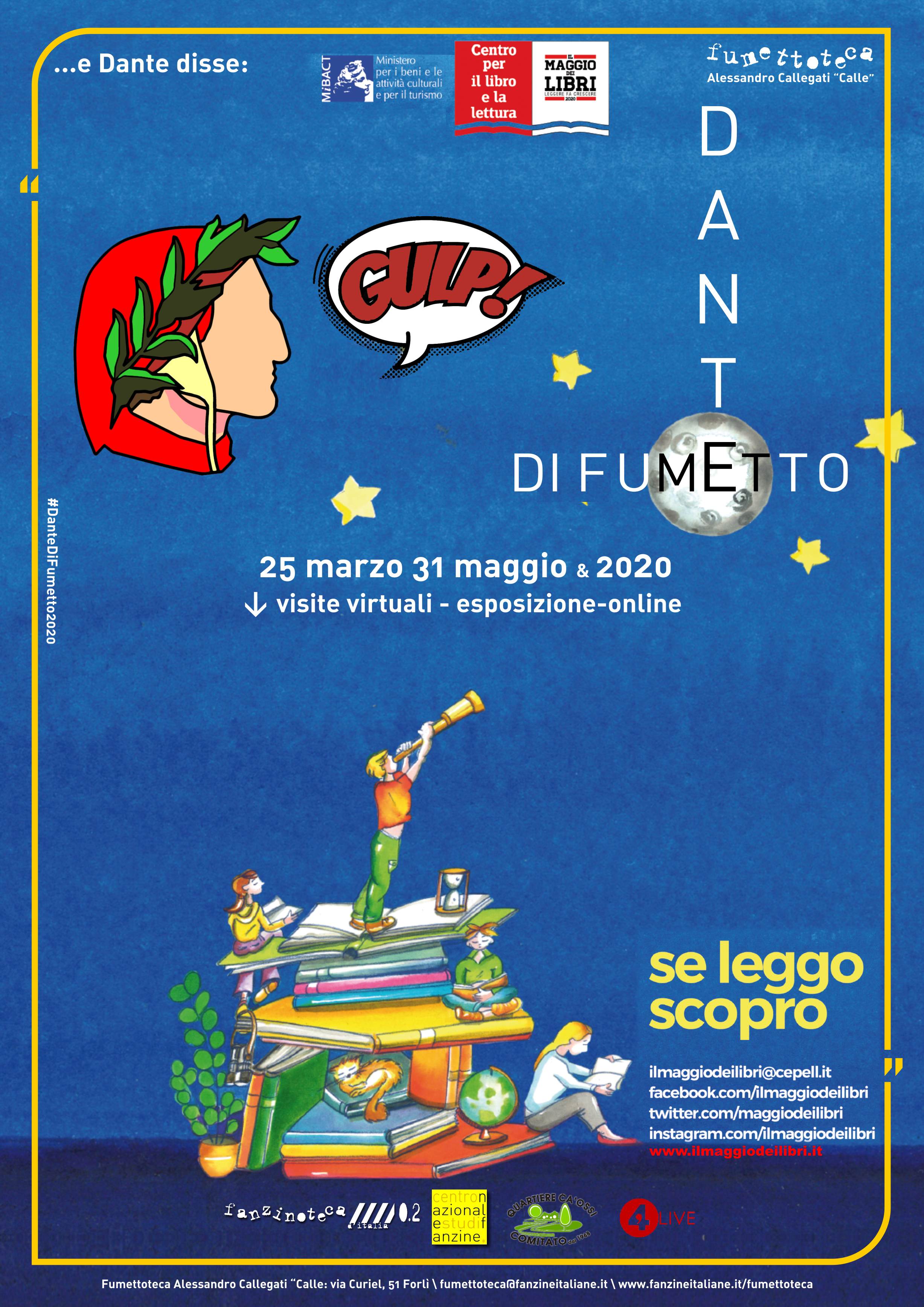FumettoDANTEca - Dante Di Fumetto - 25 Marzo/ 31 Maggio 2020