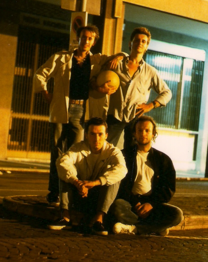 Alessandro Callegati "Calle" foto di gruppo - 1985