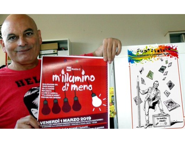 Fumettoteca Alessandro Callegati "Calle" - M'Illumino di meno - 2019