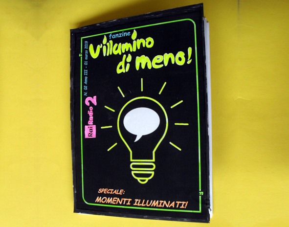 Fumettoteca Alessandro Callegati "Calle" - Fanzine V'Illumino di meno n. 2 - 2019