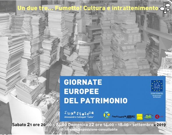 Fumettoteca Alessandro Callegati "Calle" - Giornate Europee del Patrimonio - Settembre 2019