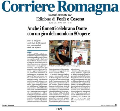  FumettoDANTEca International - Italia - Corriere Romagna