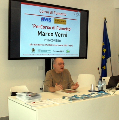 Fumettoteca Regionale Alessandro Callegati 'Calle' - PerCorso di Fumetto - I Incontro Marco Verni - AVIS Forlì 2023
