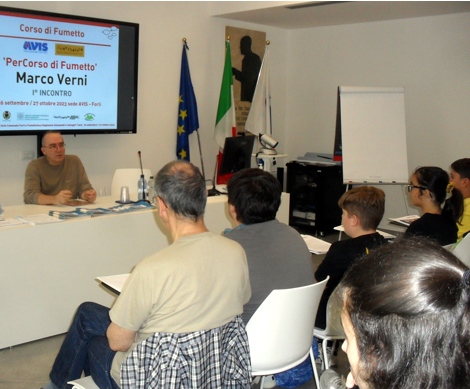 Fumettoteca Regionale Alessandro Callegati 'Calle' - PerCorso di Fumetto - I Incontro Marco Verni - AVIS Forlì 2023