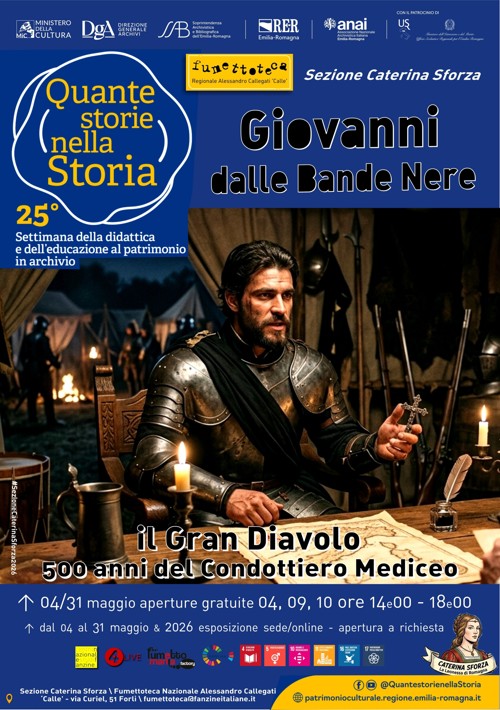 Fumettoteca Nazionale Alessandro Callegati 'Calle' - Giovanni dalle Bande Nere 2026