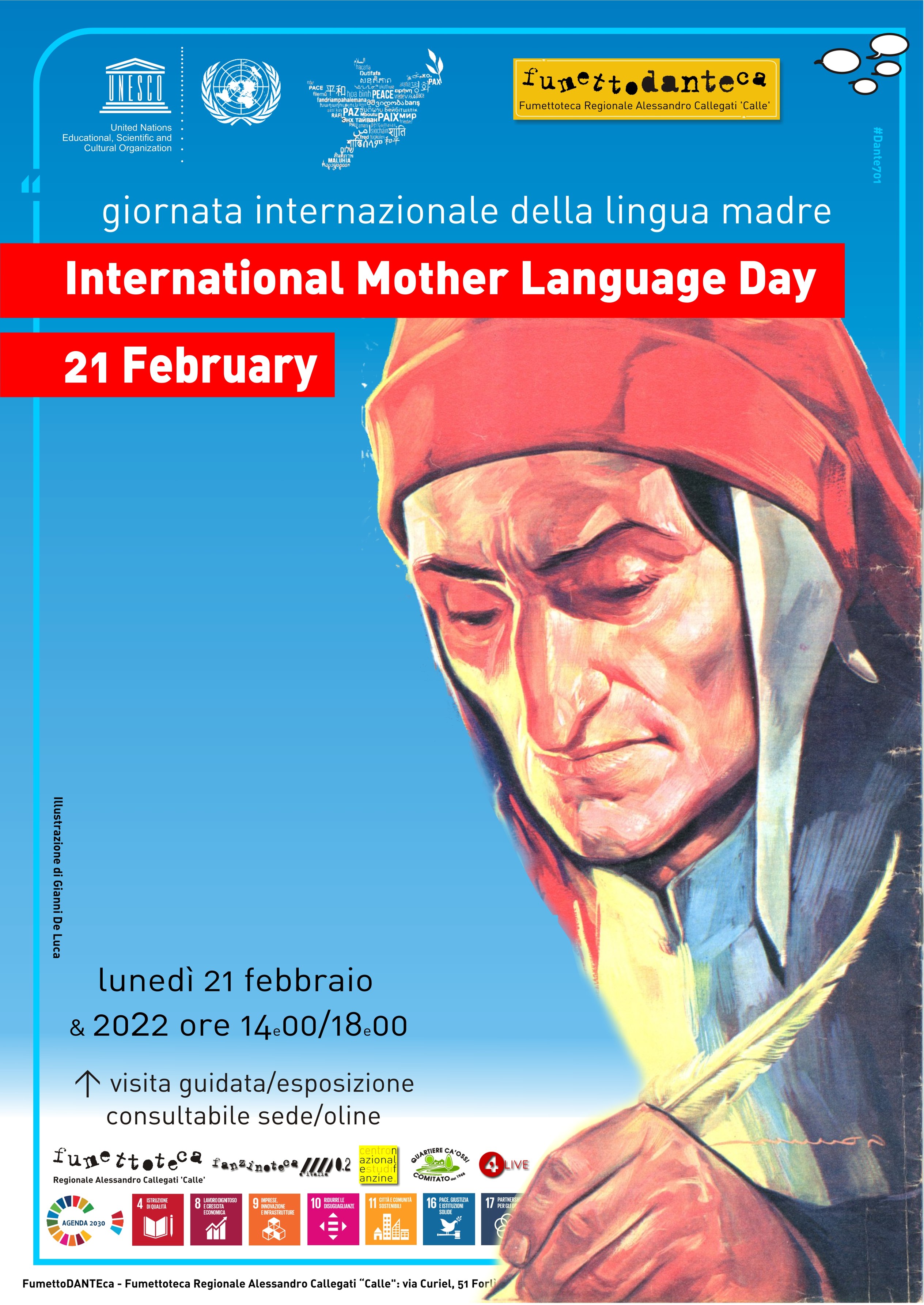 FumettoDANTEca - 'Giornata Internazionale della Lingua Materna' - 21/28 Febbraio 2022