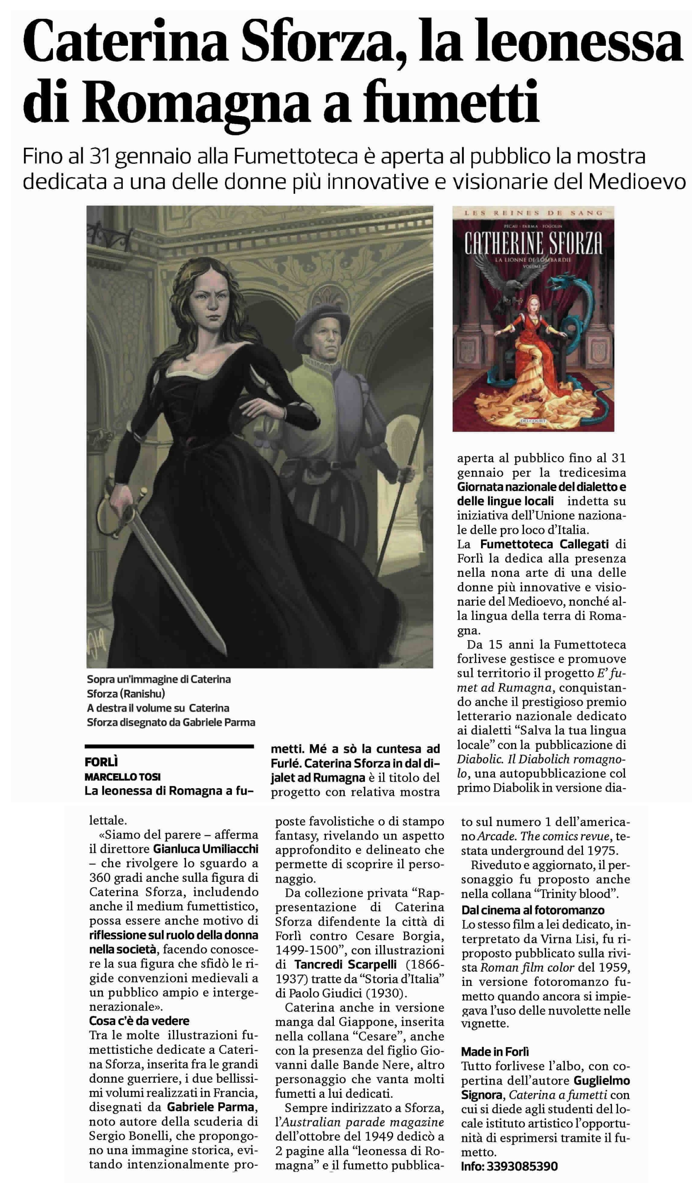 Fumettoteca Nazionale Alessandro Callegati 'Calle' - Sezione Caterina Sforza