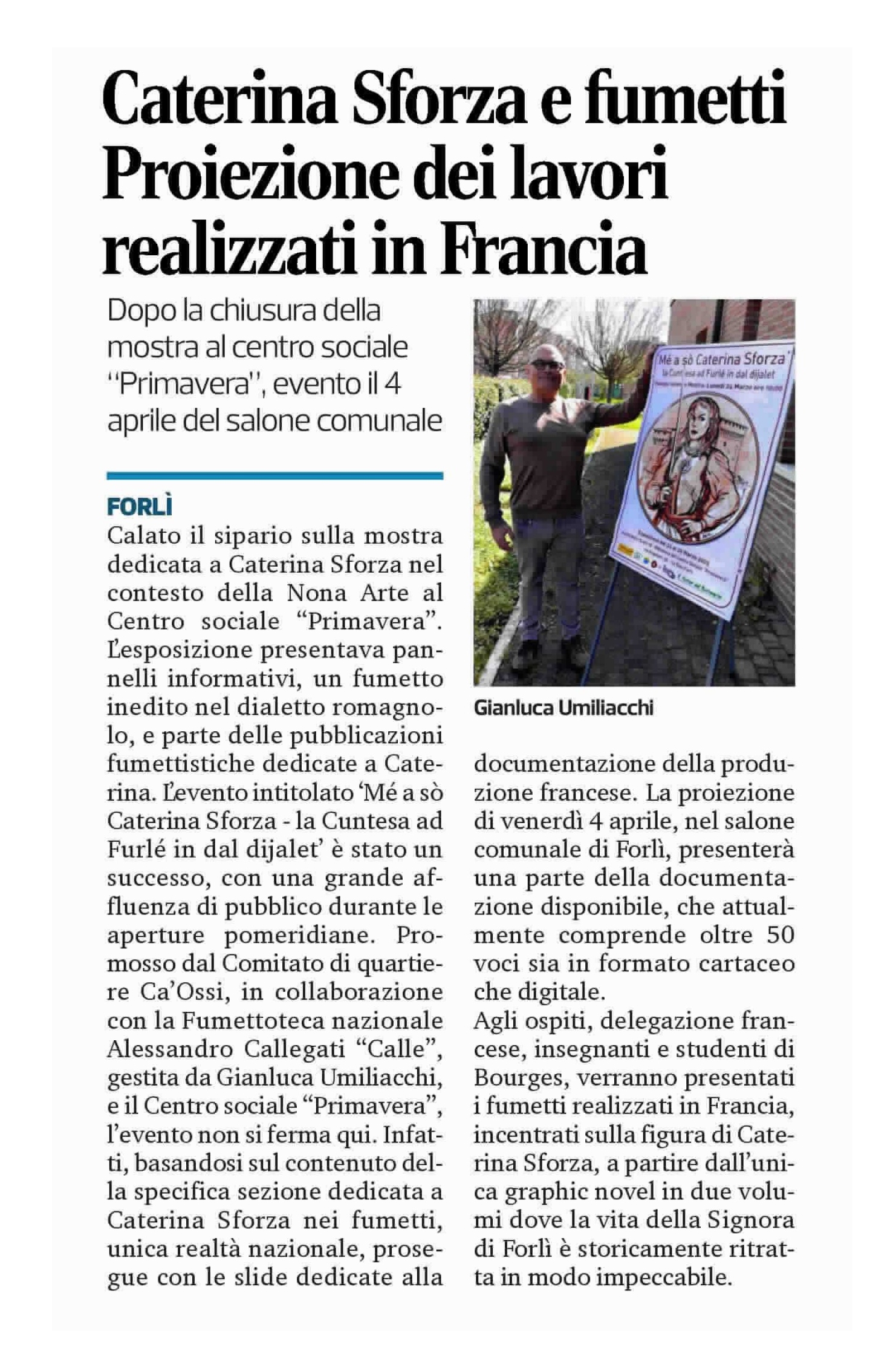 Fumettoteca Nazionale Alessandro Callegati 'Calle' - Sezione Caterina Sforza