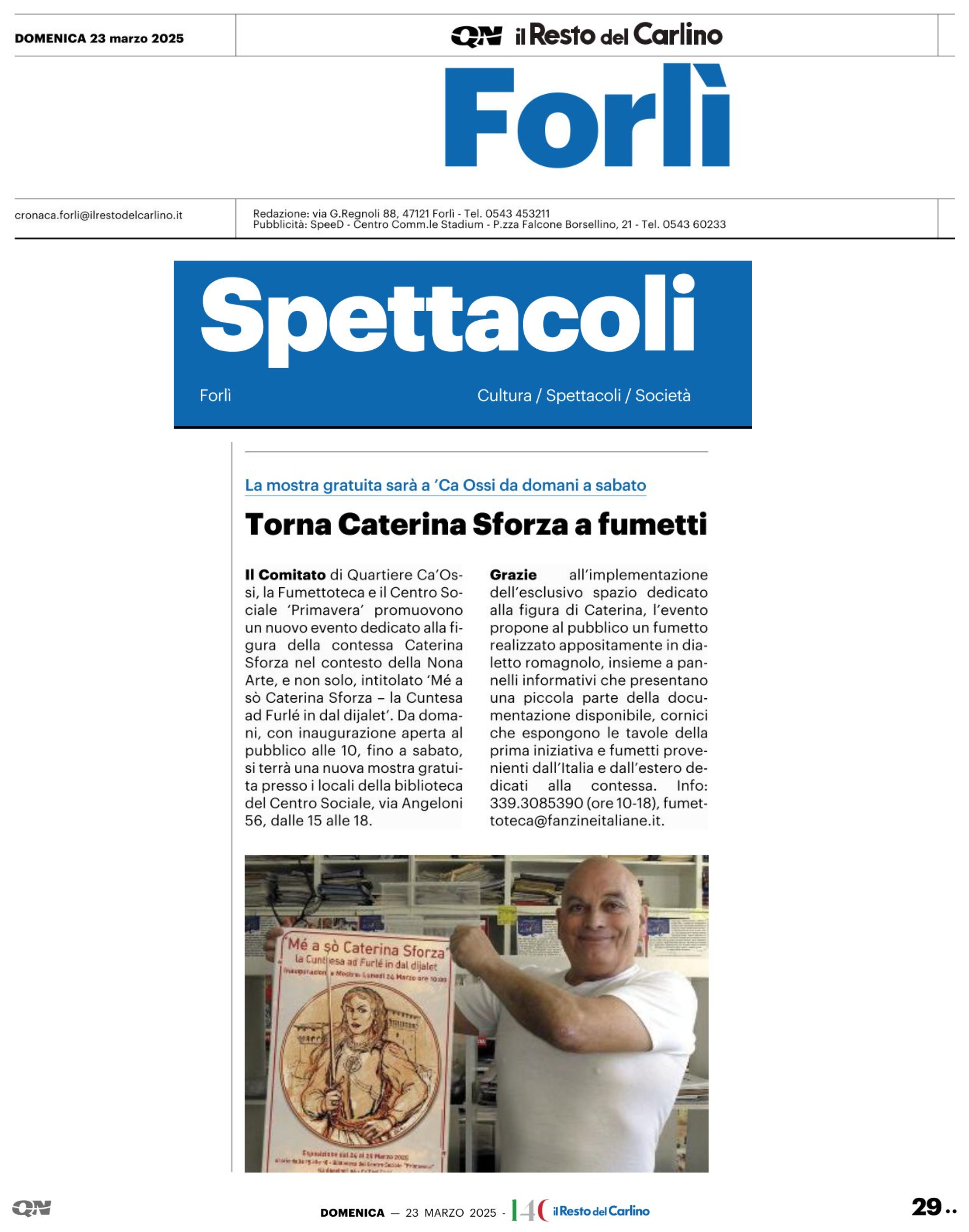 Fumettoteca Nazionale Alessandro Callegati 'Calle' - Sezione Caterina Sforza