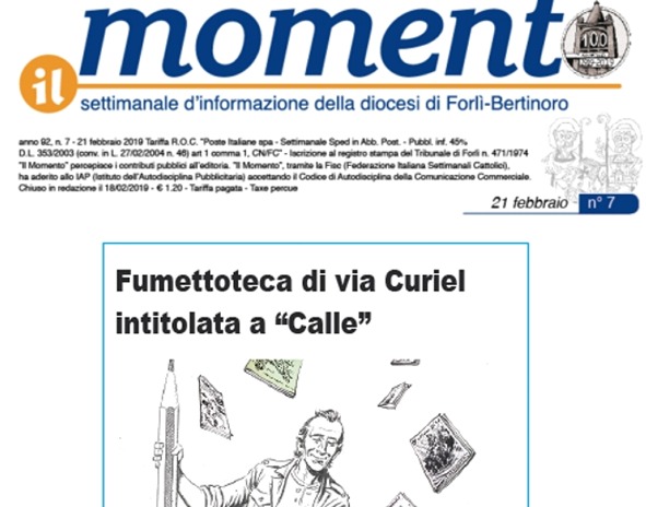 Fumettoteca Alessandro Callegati "Calle" - Il Momento - 2019
