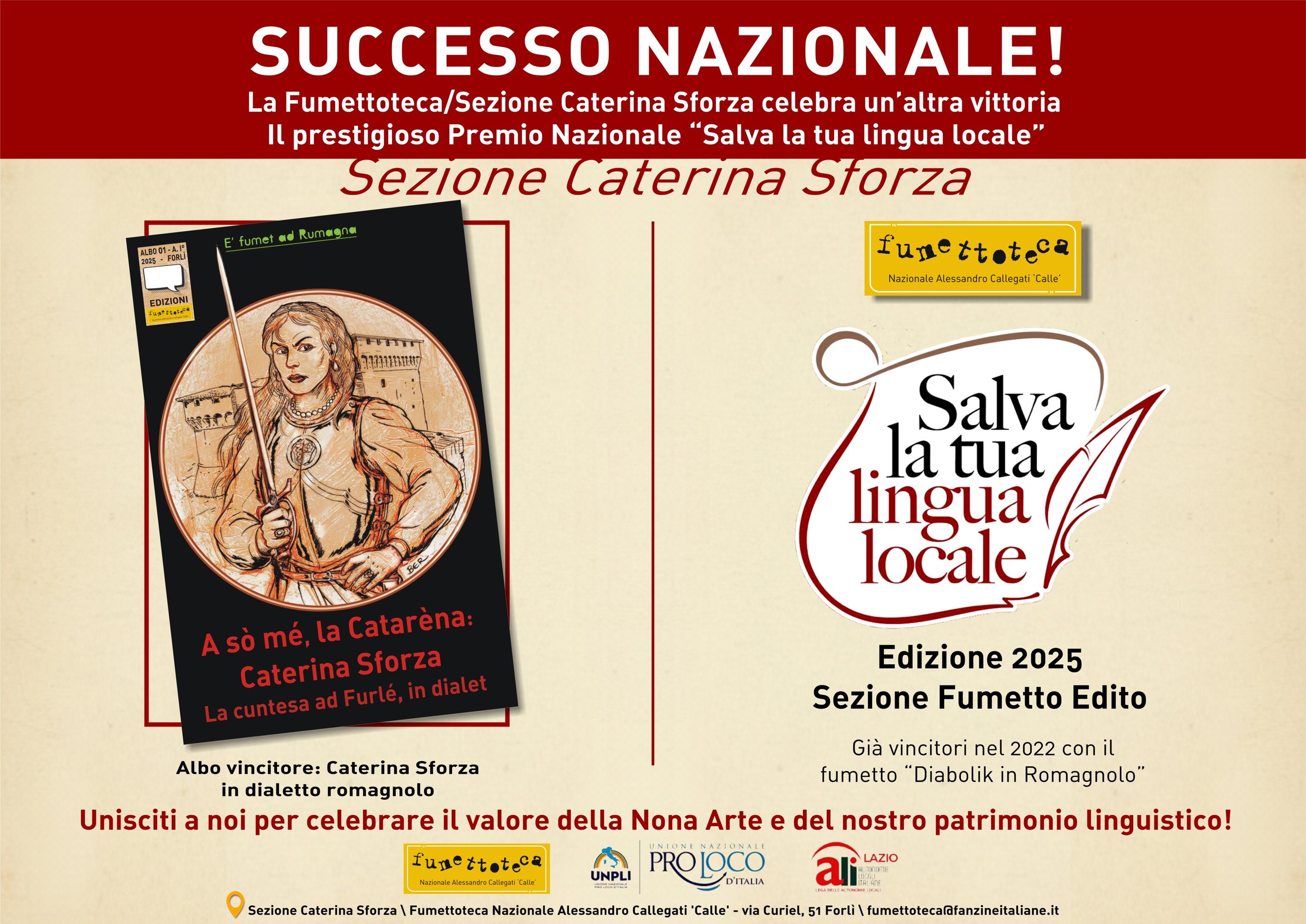 Fumettoteca Nazionale Alessandro Callegati 'Calle' - Sezione Caterina Sforza